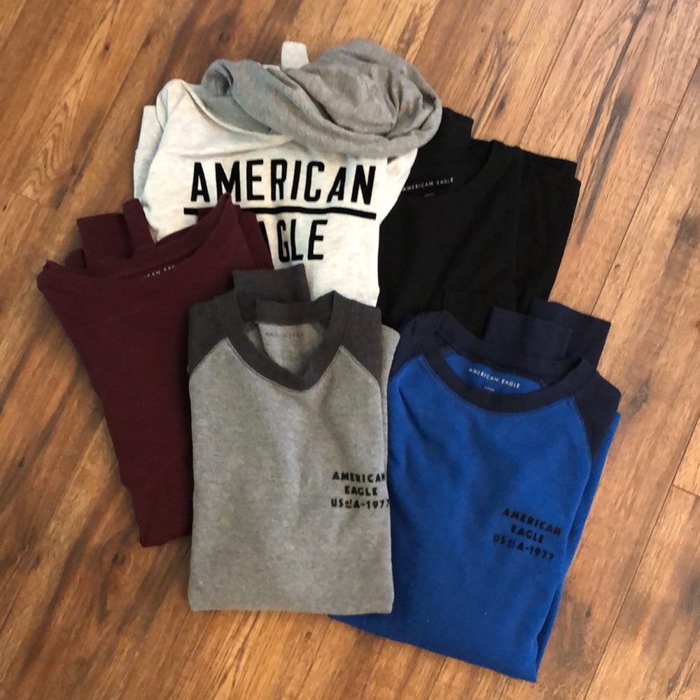 American Eagle Long Sleeve Shirt Lot